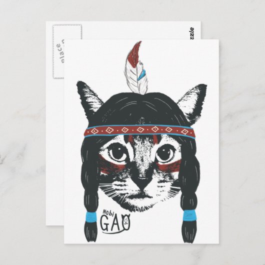 Carte Postale Tiger Lily (Devant / Derrière)