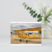 Carte Postale Tiger Moth 80E Anniversaire Vol (Debout devant)
