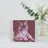Carte Postale Tiger Pop Art (Debout devant)