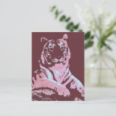 Carte Postale Tiger Pop Art (Debout devant)
