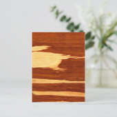 Carte Postale Tiger Stripe Bamboo Grain (Debout devant)