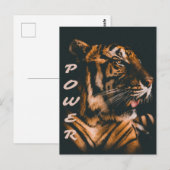 Carte Postale Tiger - Tiger - Tiger Motivation (Devant / Derrière)
