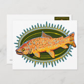 Carte postale Tiger Trout (Devant / Derrière)