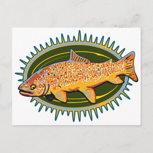 Carte postale Tiger Trout (Devant)