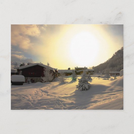Carte Postale Tignes Les Bois Hiver (Devant)
