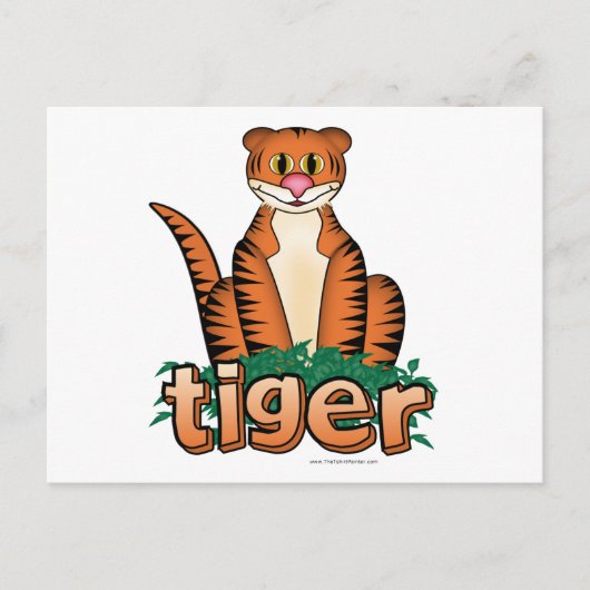 CARTE POSTALE TIGRE ! (Devant)