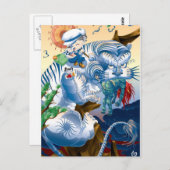 Carte Postale Tigre (Devant / Derrière)