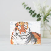Carte Postale Tigre (Debout devant)
