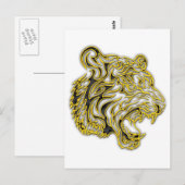 Carte Postale Tigre (Devant / Derrière)