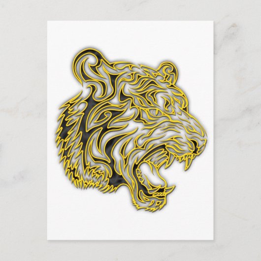 Carte Postale Tigre (Devant)