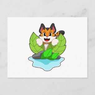 Carte Postale Tigre à la chasse