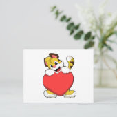 Carte Postale Tigre au cœur (Debout devant)