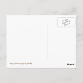 Carte postale tigre blanc (Dos)