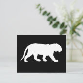 Carte Postale Tigre blanc (Debout devant)