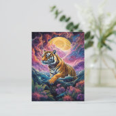 Carte Postale Tigre cosmique (Debout devant)