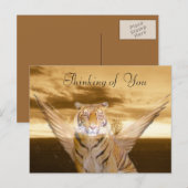 Carte Postale Tigre d'amour_ (Devant / Derrière)
