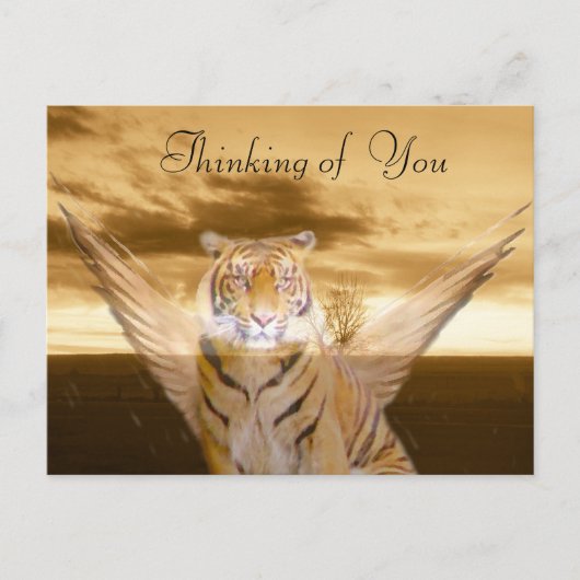 Carte Postale Tigre d'amour_ (Devant)