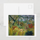 Carte Postale Tigre dans une tempête tropicale, Rousseau (Devant / Derrière)