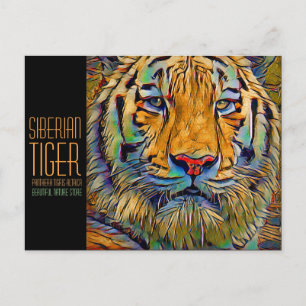 Carte Postale Tigre de Sibérie [Carte postale]