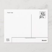 Carte postale Tigre de Tasmanie (Dos)