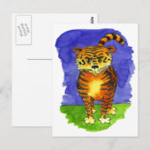 Carte Postale Tigre de tigre (Devant / Derrière)
