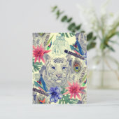 Carte Postale Tigre de Vintage Indian (Debout devant)