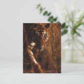 Carte Postale Tigre du Bengale (Debout devant)