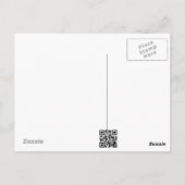 Carte Postale Tigre endormi (Dos)