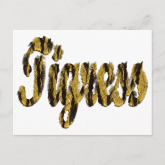Carte Postale Tigre - Furry Text