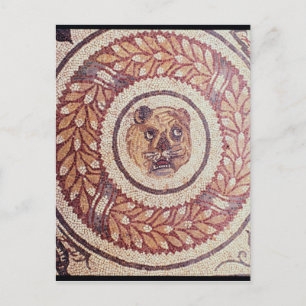 Carte Postale Tigre, mosaïque romaine, début 4ème siècle