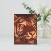 Carte Postale Tigre noir (Debout devant)