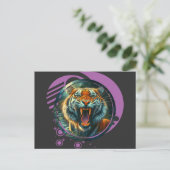 Carte Postale Tigre torride (Debout devant)