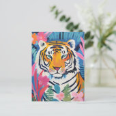 Carte Postale Tigre Tropical (Debout devant)