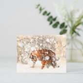 Carte Postale Tigres d'hiver (Debout devant)