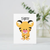 Carte Postale Tigrr (Debout devant)