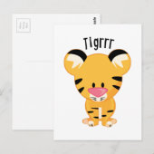 Carte Postale Tigrr (Devant / Derrière)