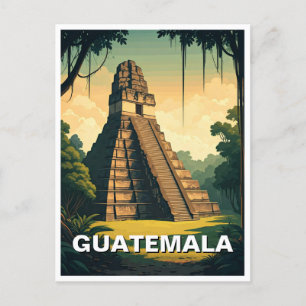 Carte Postale Tikal Guatemala Travel