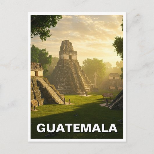 Carte Postale Tikal Guatemala Travel (Devant)