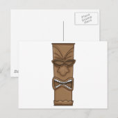 Carte Postale Tiki (Devant / Derrière)