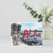 Carte Postale Tiki Aloha (Debout devant)