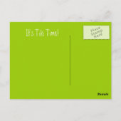 CARTE POSTALE TIKI PARTY (Dos)