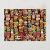 Carte Postale TIKI Pattern 4 (Dos)