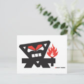 Carte Postale Tikiman en colère (Debout devant)