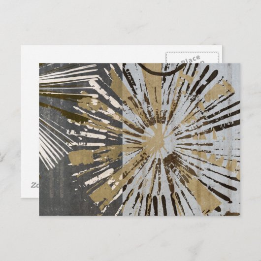 Carte Postale Tiles d'éclatement III (Devant / Derrière)