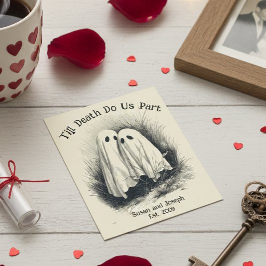 Carte Postale Till Death Do Us Part Ghosts Couples 
