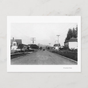 Carte Postale Tillamook, Oregon, scène de rue résidentielle