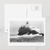 Carte Postale Tillamook, Phare De L'Oregon Près De La Mer, OU (Devant / Derrière)