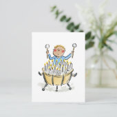 Carte Postale Timbales d'anniversaire (Debout devant)