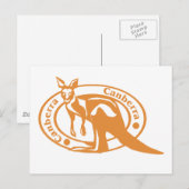 Carte Postale Timbre Canberra (Devant / Derrière)