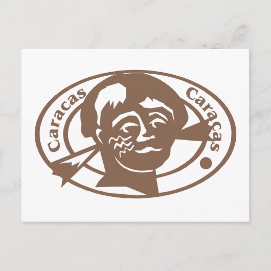 Carte Postale Timbre Caracus (Devant)